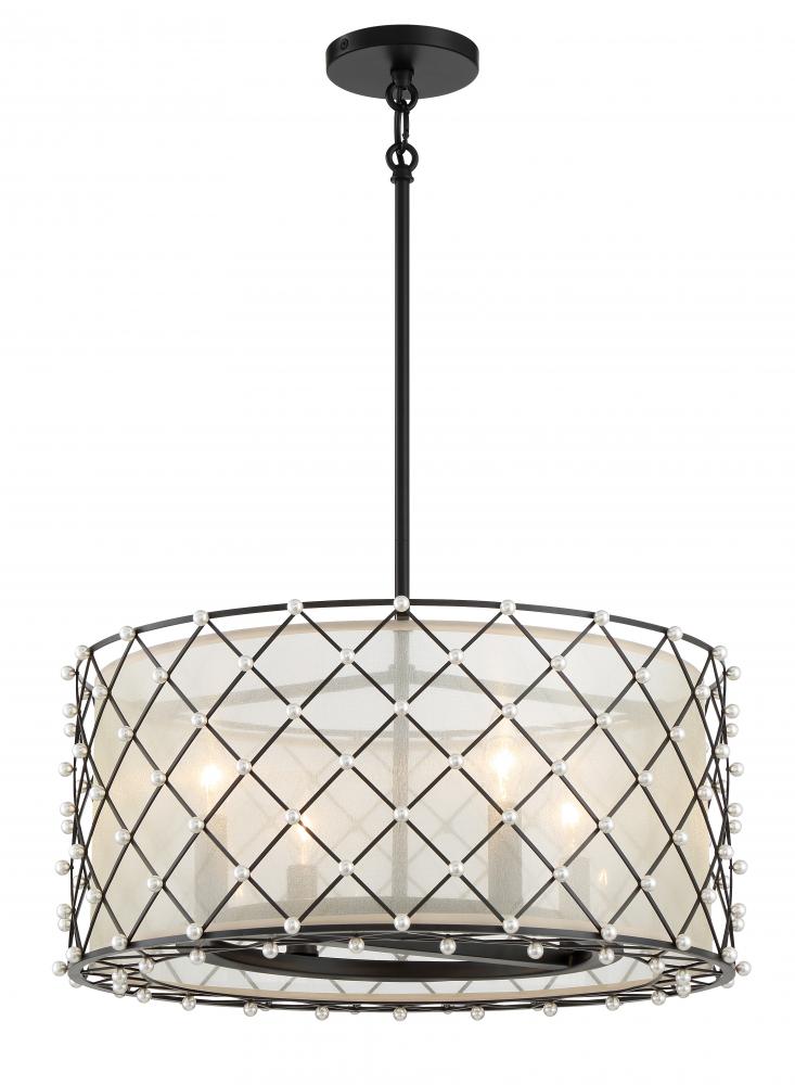 4 LIGHT CONVERTIABLE PENDANT