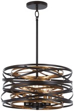 Minka-Lavery 4675-111 - Vortic Flow - 5 Light Pendant (Convertible to Semi Flush)