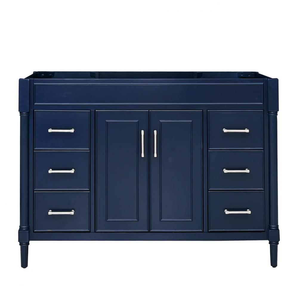 Avanity Bristol 48 in. Vanity Only in Navy Blue