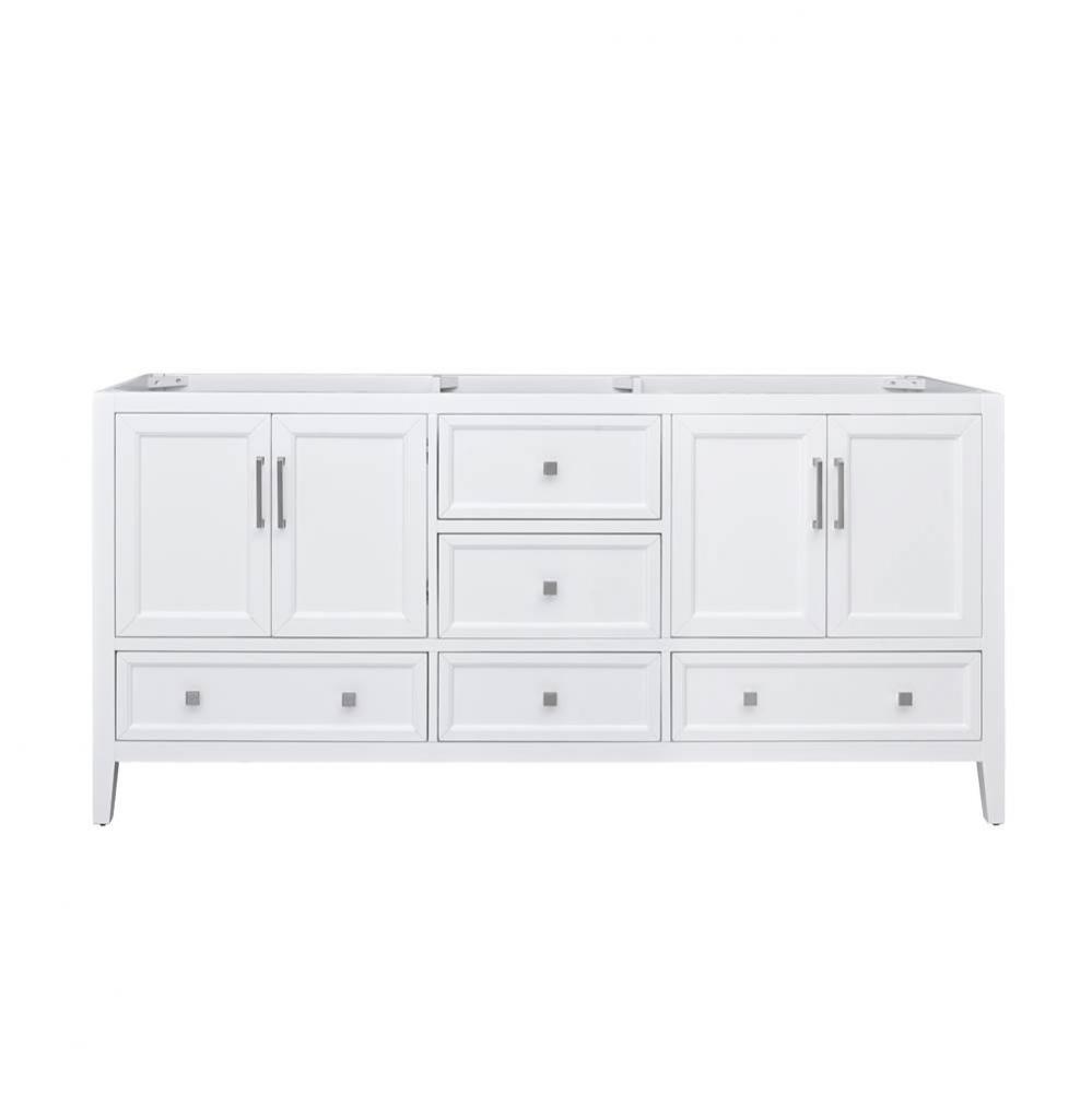 Avanity Everette 72 in. Double Vanity Only in White