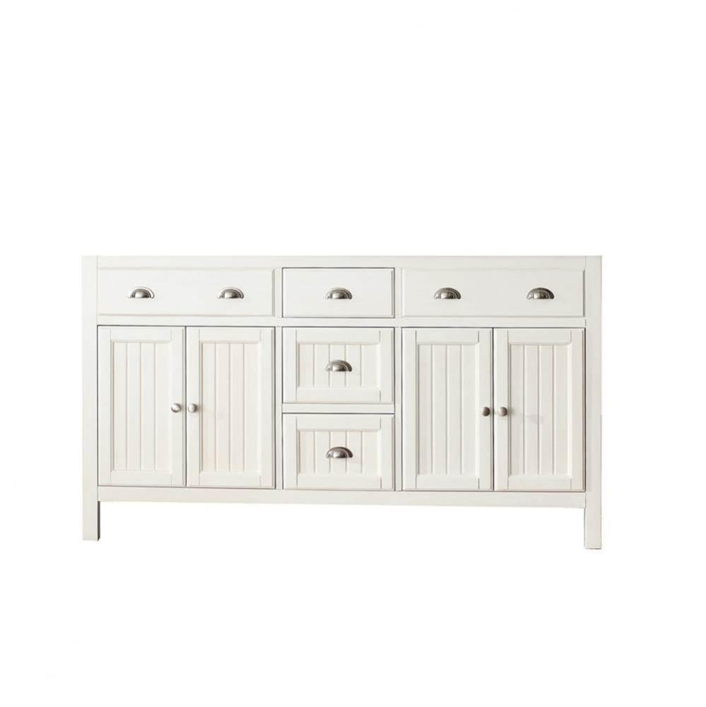 Avanity Hamilton 60 in. Vanity Only in French White finish