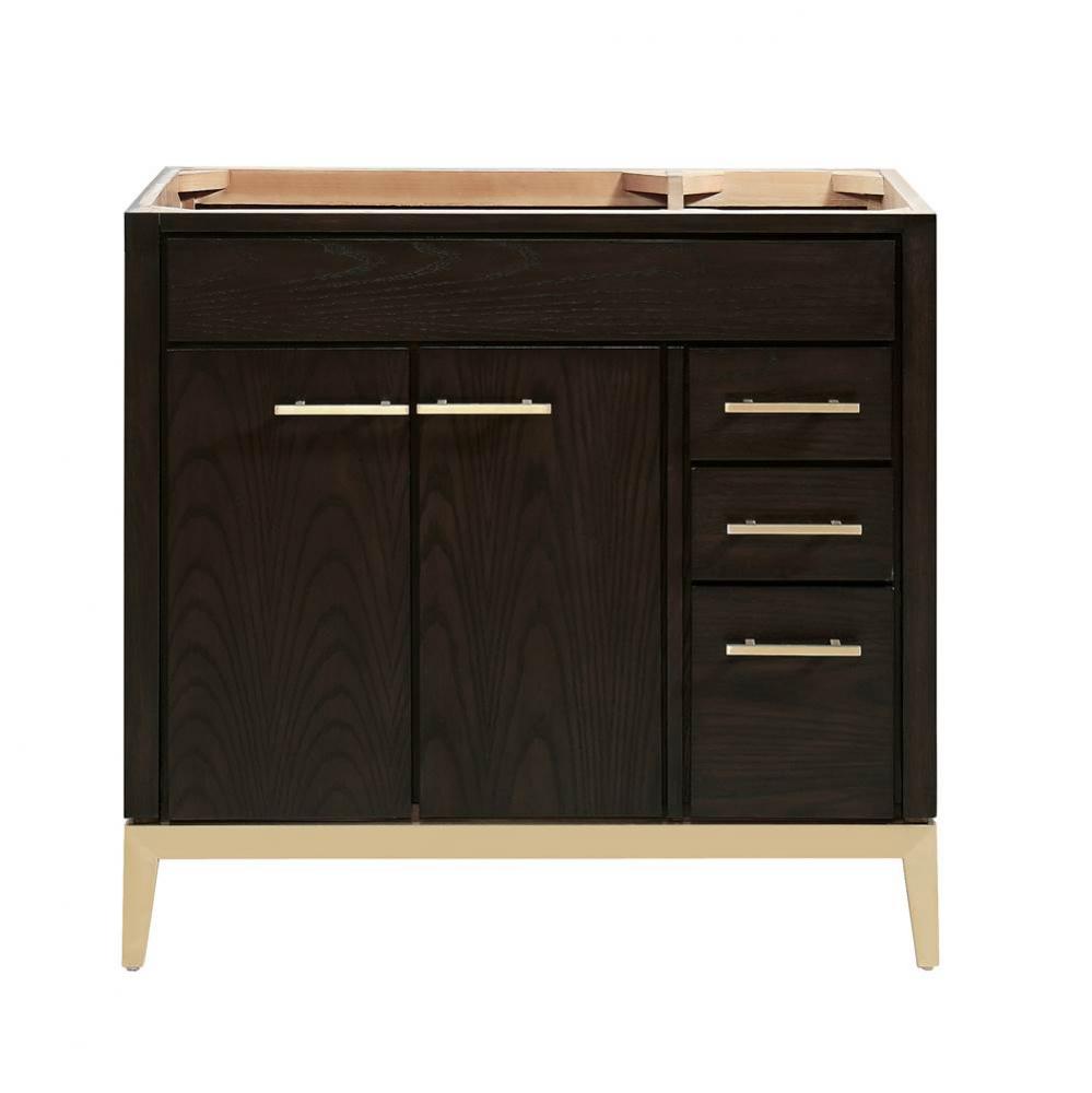 Avanity Hepburn 36 in. Vanity Only in Dark Chocolate