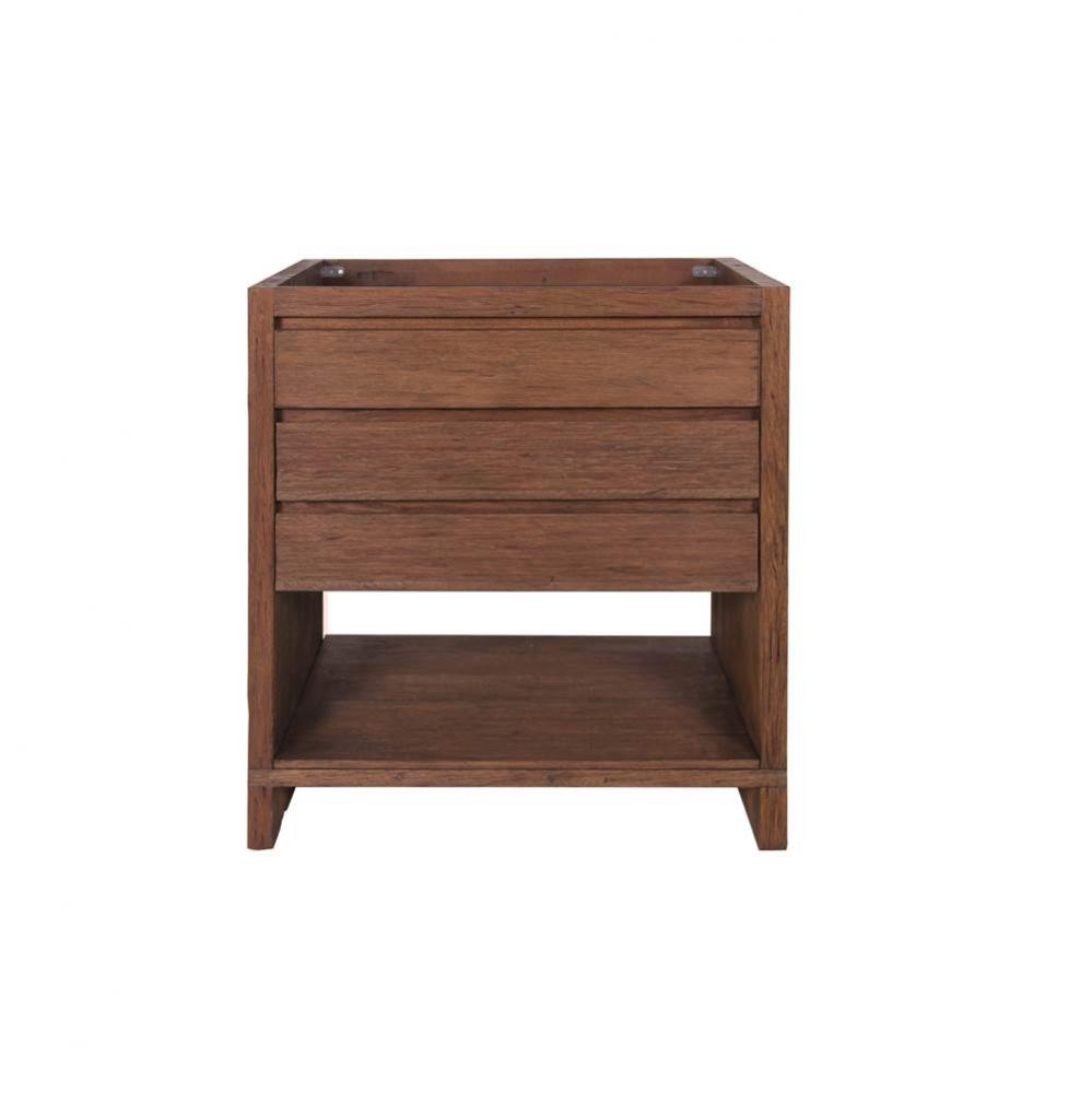 Avanity Kai 30 in. Vanity Only in Brown Reclaimed Wood