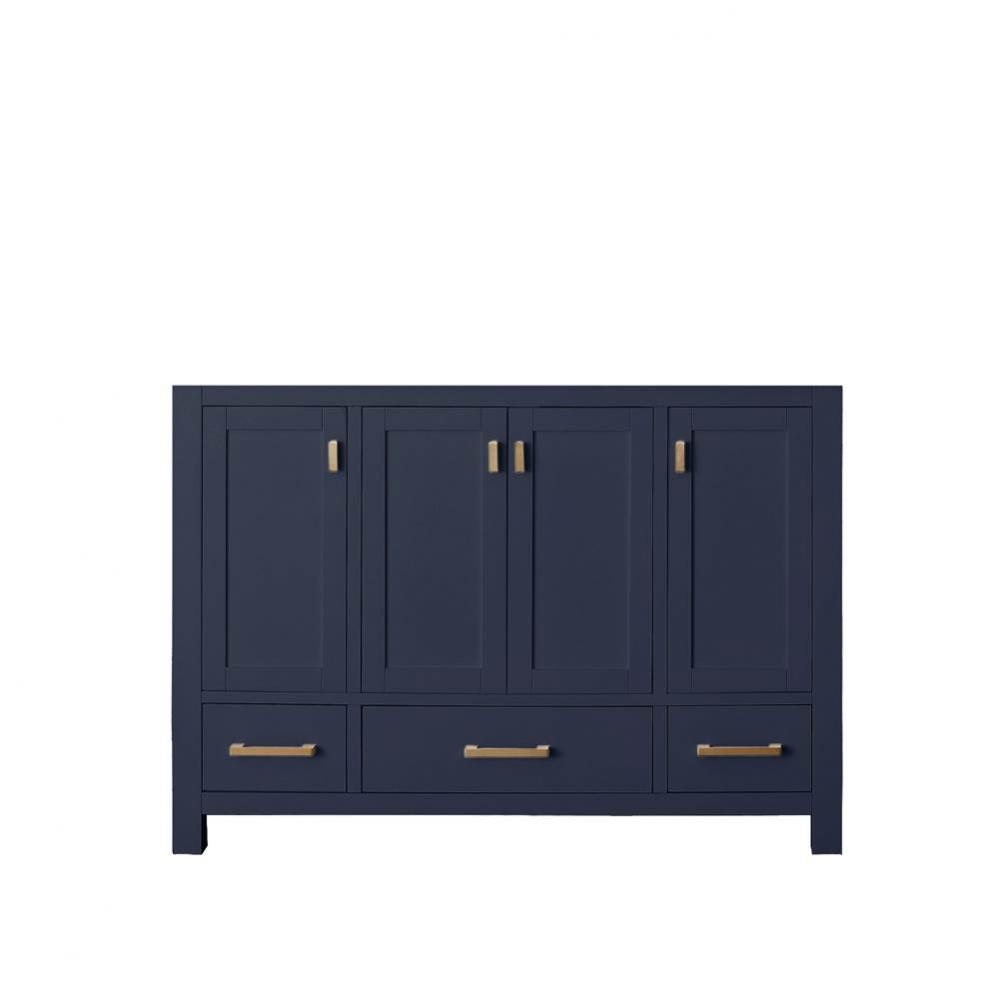 Avanity Modero 48 in. Vanity Only in Navy Blue