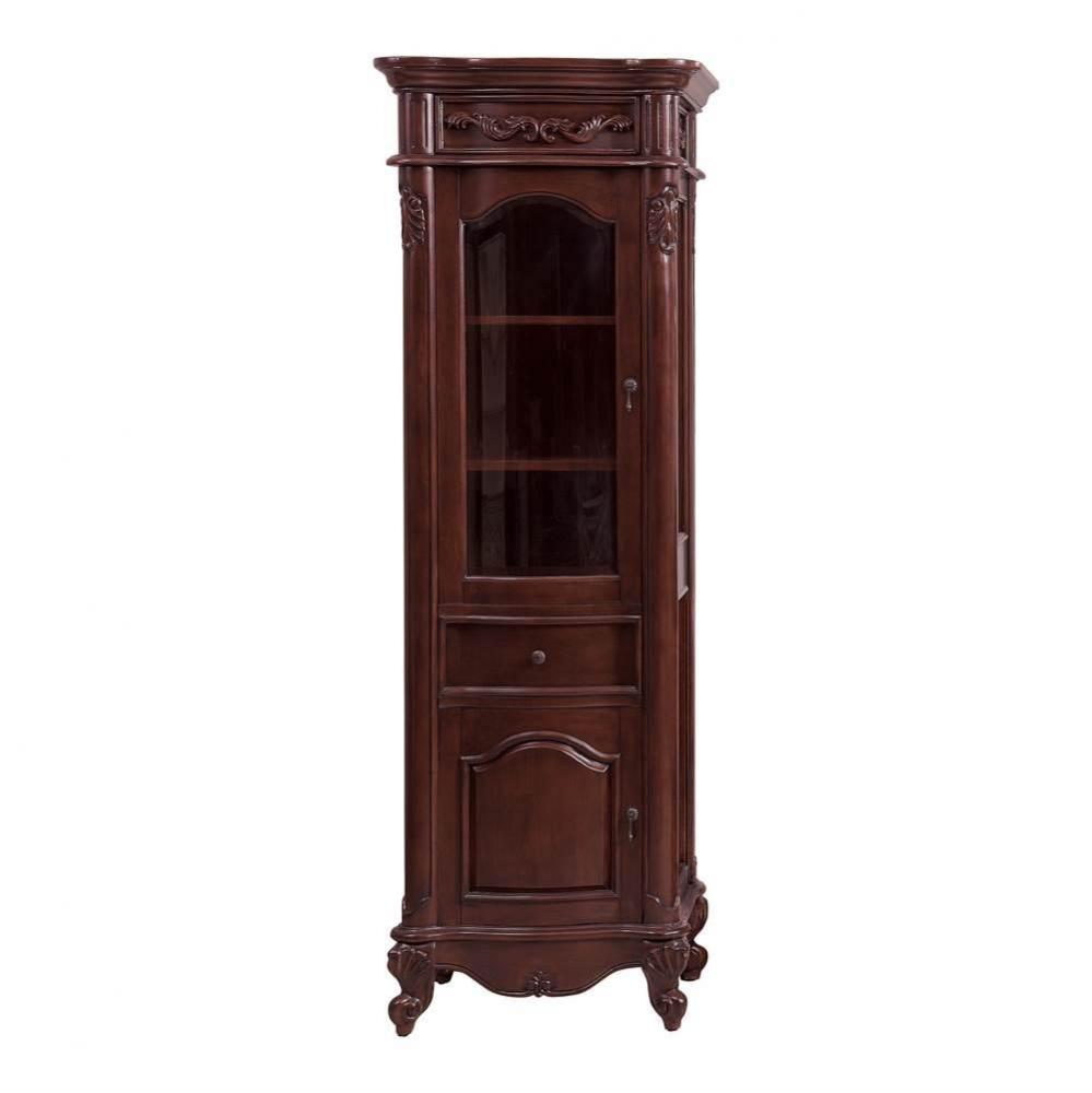 Avanity Provence 24 in. Linen Tower in Antique Cherry finish