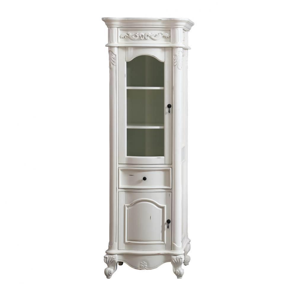 Avanity Provence 24 in. Linen Tower in Antique White finish