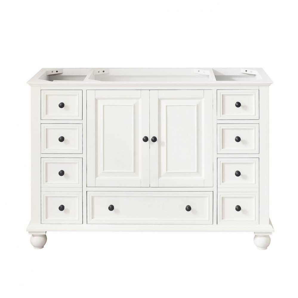 Avanity Thompson 48 in. Vanity Only in French White finish