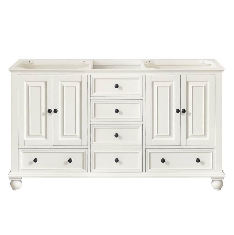 Avanity Thompson 60 in. Vanity Only in French White finish