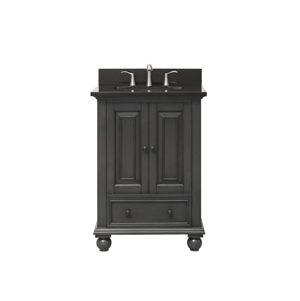 Avanity Thompson 25 in. Vanity in Charcoal Glaze finish with Black Granite Top