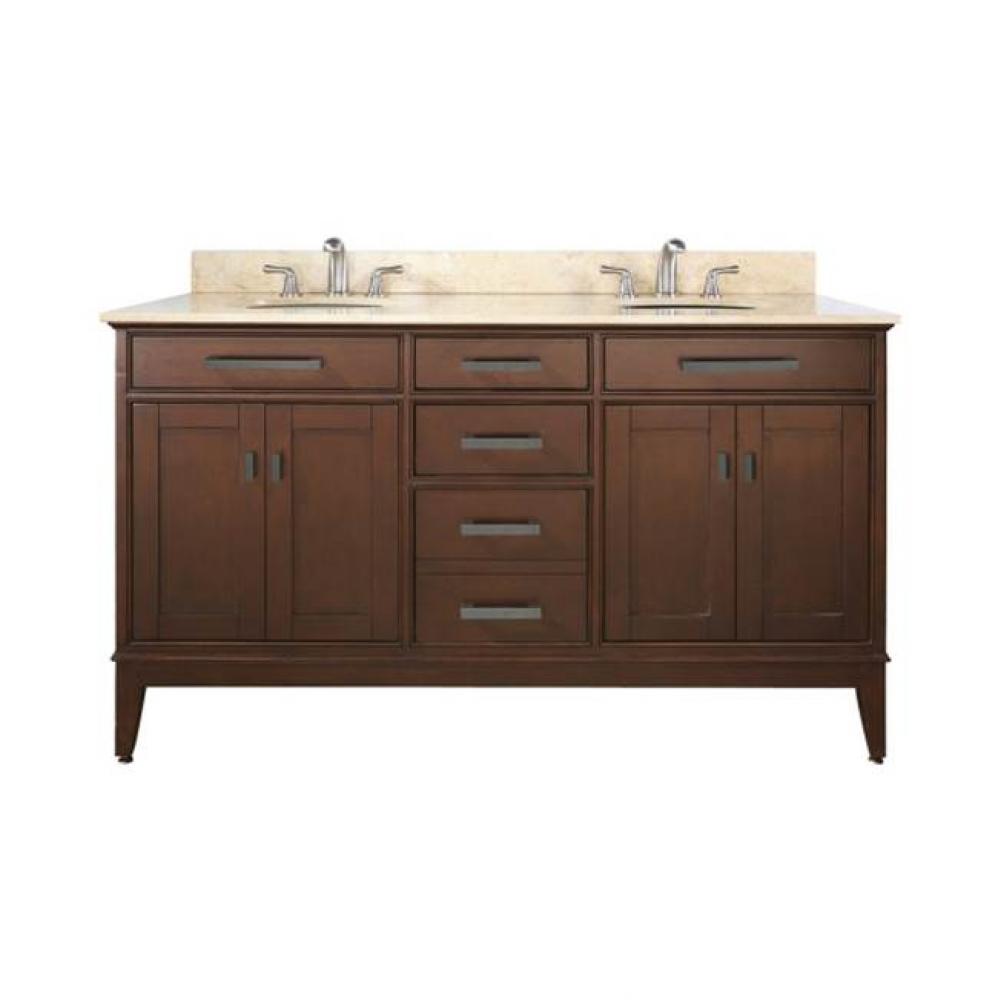 Avanity Madison 60 in. Vanity Only in Tobacco finish