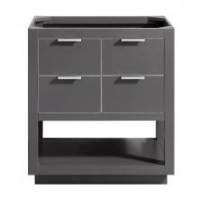 Avanity ALLIE-V30-TGS - Avanity Allie 30 in. Vanity Only in Twilight Gray with Silver Trim