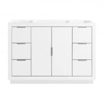 Avanity AUSTEN-V48-WTS - Avanity Austen 48 in. Vanity Only in White with Silver Trim