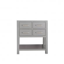 Avanity BROOKS-V30-CG - Avanity Brooks 30 in. Vanity Only in Chilled Gray finish