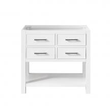 Avanity BROOKS-V36-WT - Avanity Brooks 36 in. Vanity Only in White finish