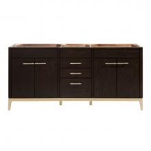 Avanity HEPBURN-V72-DC - Avanity Hepburn 72 in. Vanity Only in Dark Chocolate