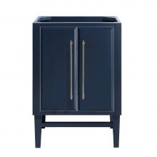 Avanity MASON-V24-NBS - Avanity Mason 24 in. Vanity Only in Navy Blue with Silver Trim