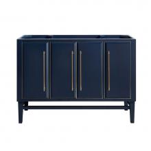 Avanity MASON-V48-NBG - Avanity Mason 48 in. Vanity Only in Navy Blue with Gold Trim