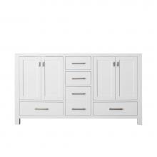 Avanity MODERO-V60-WT - Avanity Modero 60 in. Double Vanity Only in White finish