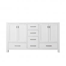 Avanity MODERO-V60-WT - Avanity Modero 60 in. Double Vanity Only in White finish