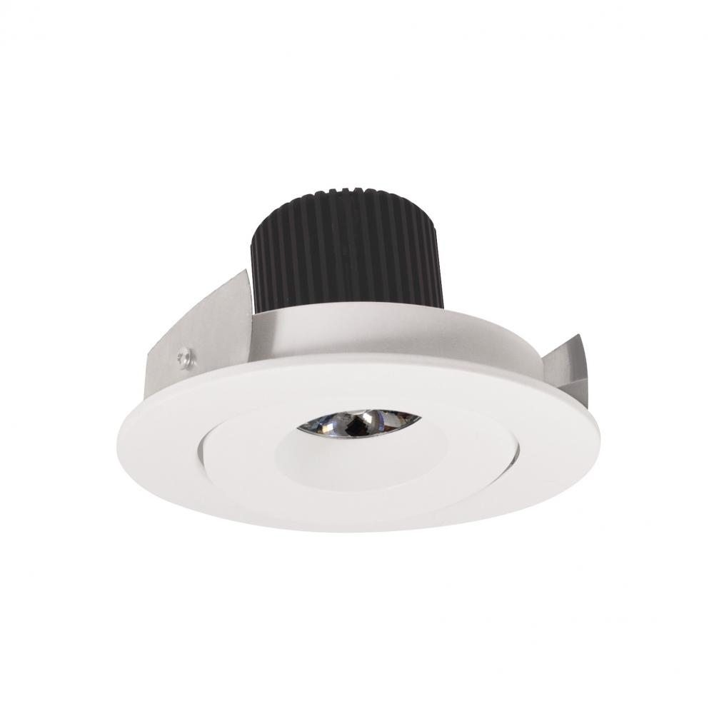 4&#34; Iolite LED Round Adjustable Gimbal, 10-Degree Optic, 850lm / 12W, 4000K, White Finish