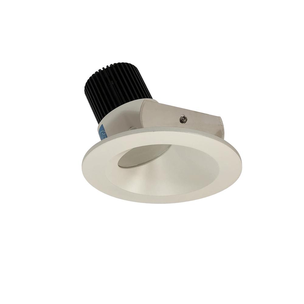 4&#34; Iolite LED Round Wall Wash, 1000lm / 14W, 2700K, White Reflector / White Flange