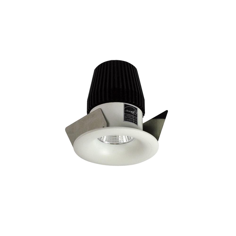 1&#34; Iolite LED BWF Round Bullnose, 600lm, 3500K, White Reflector / White Flange