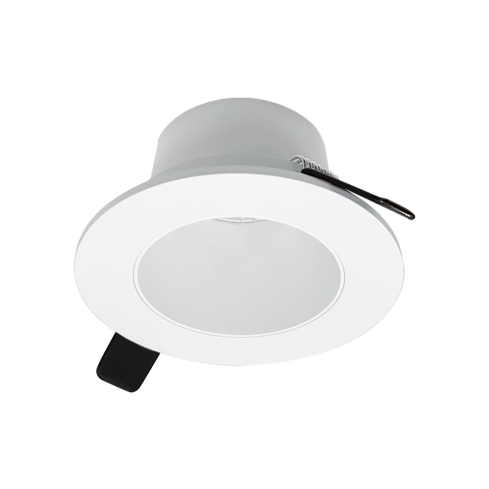 2&#34; Iolite Can-less Round Downlight Trim, Matte Powder White finish