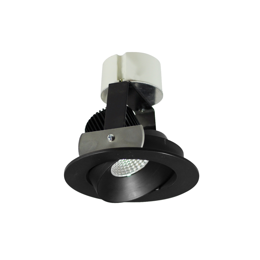 4&#34; Iolite LED Round Adjustable Cone Retrofit, 1000lm / 12W, 3500K, Black Reflector / Black