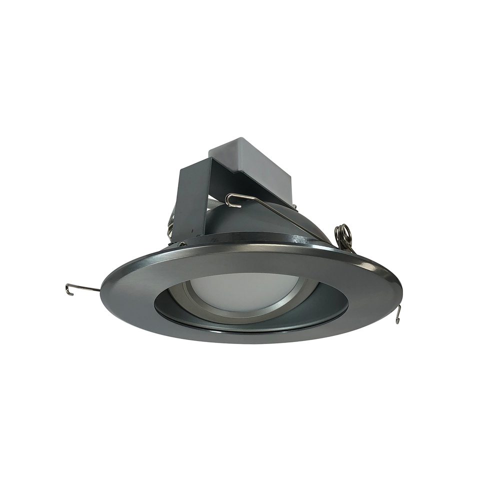 6&#34; Cobalt Adjustable LED Retrofit, 1200lm / 14W, 3500K, Haze Reflector / Natural Metal Flange