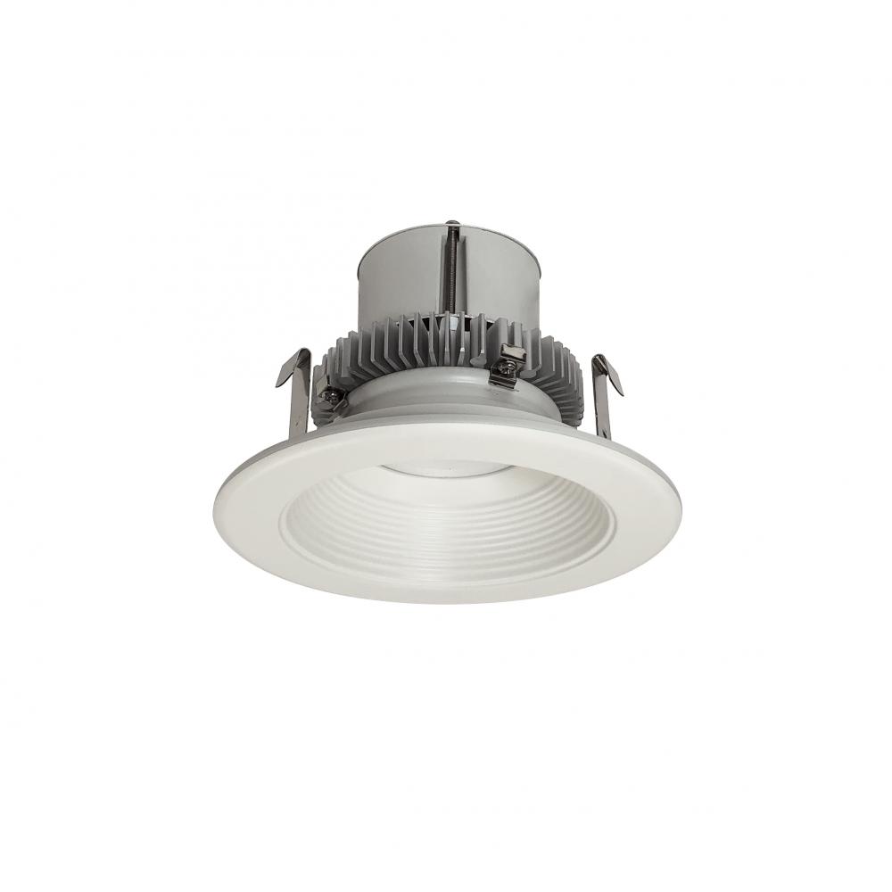 4&#34; Cobalt Click LED Retrofit, Baffle, 1000lm / 12W, 2700K, White Baffle / White Flange,