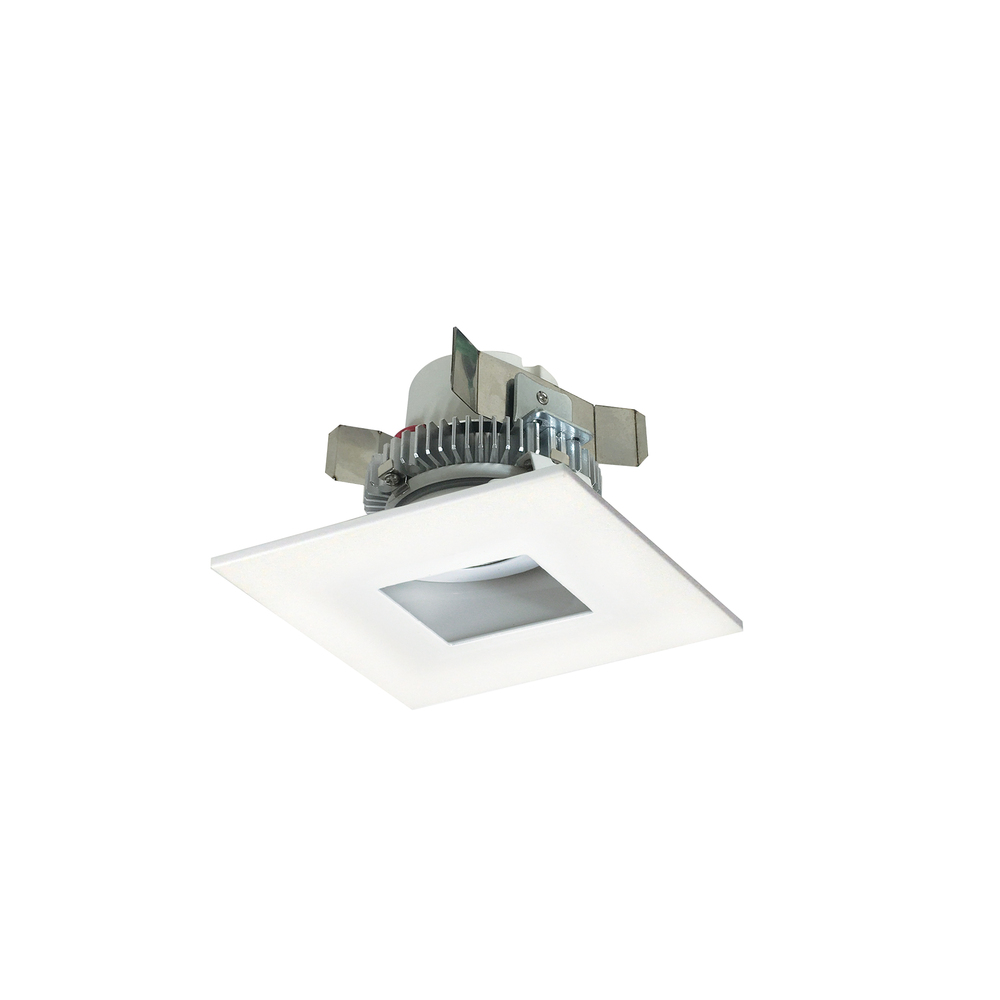 4&#34; Cobalt Click LED Retrofit, Square Pinhole, 750lm / 10W, 3500K, Matte Powder White Flange