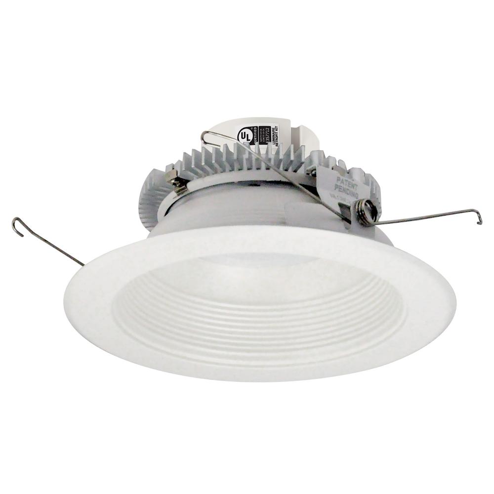 6&#34; Cobalt Click Round Retrofit Baffle, 1000lm / 13.5W, Selectable CCT, White