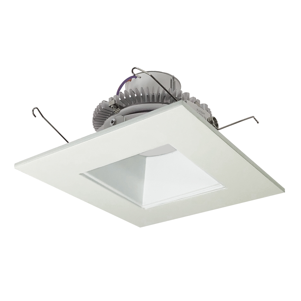 6&#34; Cobalt Click LED Retrofit, Square Reflector, 750lm / 10W, 2700K, White Reflector / White