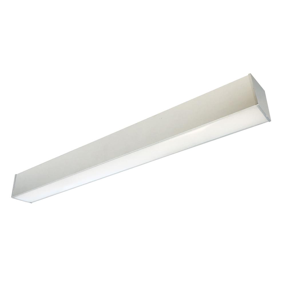 8&#39; L-Line LED Direct Linear w/ Dedicated CCT, 8400lm / 4000K, Aluminum Finish