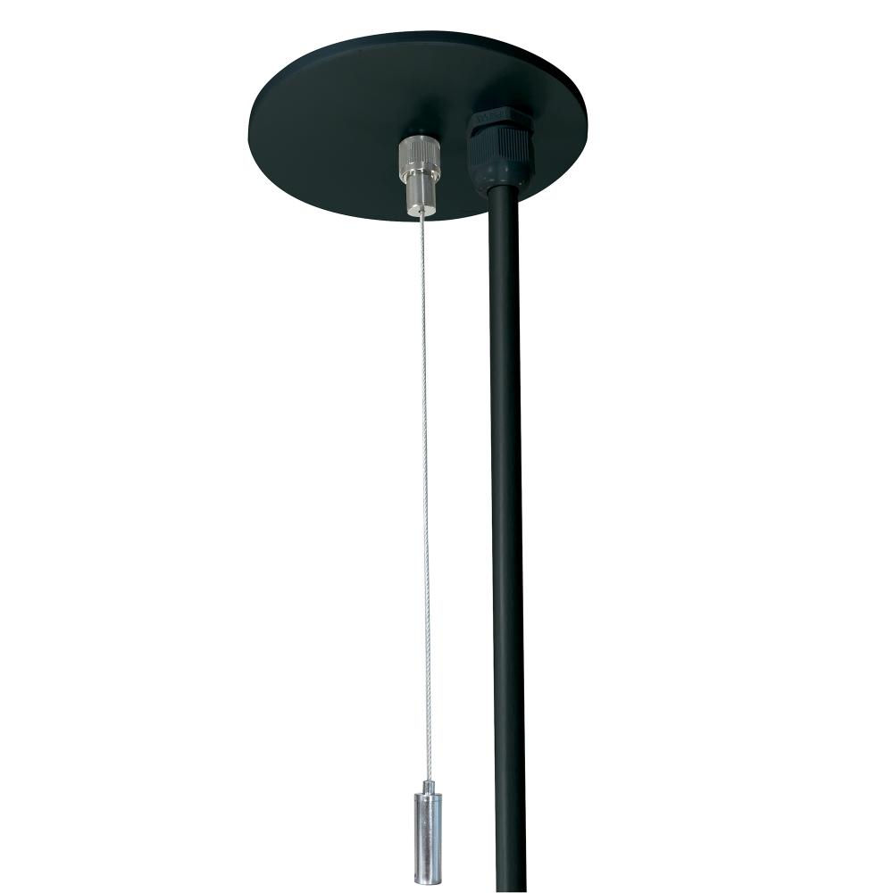 8&#39; Pendant & Power Mounting Kit for L-Line Direct Series, Black Finish