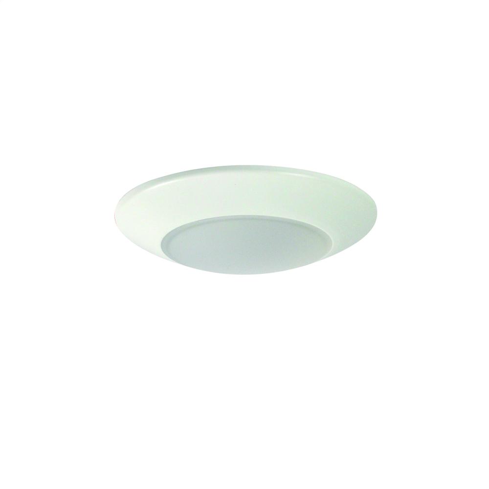 4&#34; AC Opal LED Surface Mount, 650lm / 10.5W, 5000K, White finish