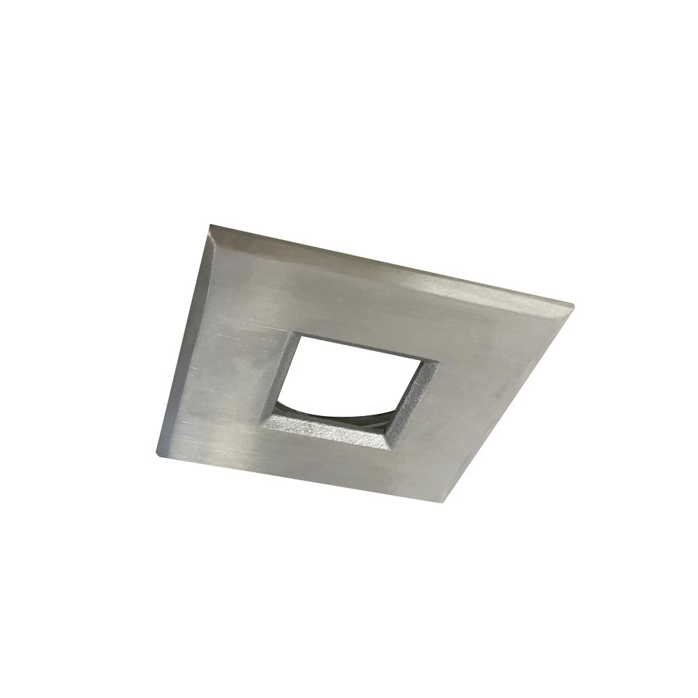 1&#34; Square M1 Stainless Steel Trim, Brushed Nickel