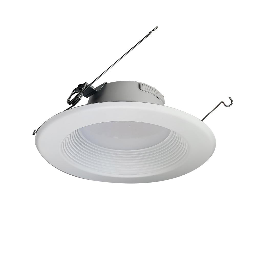 5&#34;/6&#34; AC Onyx LED Retrofit Baffle, Selectable CCT, 1150lm / 16.5W, White finish