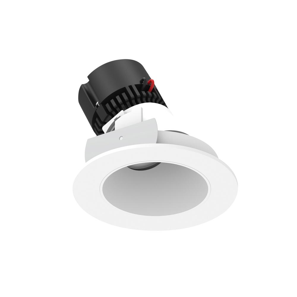 4&#34; Pearl Low Voltage LED Round Adjustable Slot Retrofit, 1050lm / 11W, 3000K, Matte Powder White