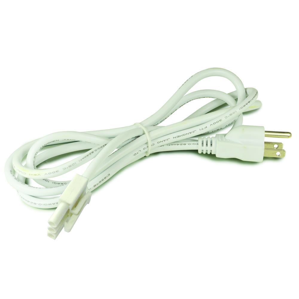 72&#34; LEDUR Cord & Plug, White