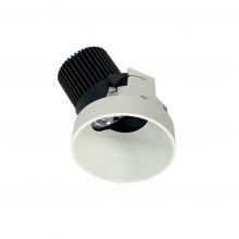 Nora NIO-4RTSLA27QWW - 4" Iolite LED Round Trimless Adjustable Slot, 10-Degree Optic, 850lm / 12W, 2700K, White Finish