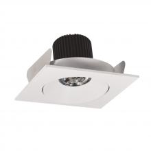 Nora NIO-4SC40QWW - 4" Iolite LED Square Adjustable Cone Reflector, 10-Degree Optic, 800lm / 12W, 4000K, White