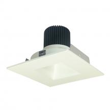 Nora NIO-4SNDSQCDXWW - 4" Iolite LED Square Reflector with Square Aperture, 800lm / 14W, Comfort Dim, White Reflector /