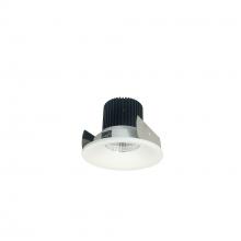 Nora NIOB-2RNBCDXMPW - 2" Iolite LED Round Bullnose, 800lm / 14W, Comfort Dim, Matte Powder White Finish