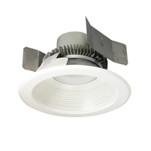 Nora NLCBC2-55235MPW/10 - 5" Cobalt Click LED Retrofit, Baffle, 1000lm / 12W, 3500K, Matte Powder White Baffle / Matte