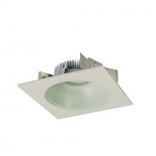 Nora NLCBS-4538530WW - 4" Cobalt Shallow High Lumen LED Trim, Square/Round Reflector, 850lm, 3000K, White