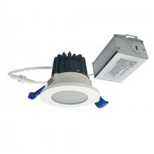 Nora NM2-2RDCS6040MPW - 2" M2 Round LED Lensed Downlight, 600lm / 8W, 4000K, 120V, Matte Powder White