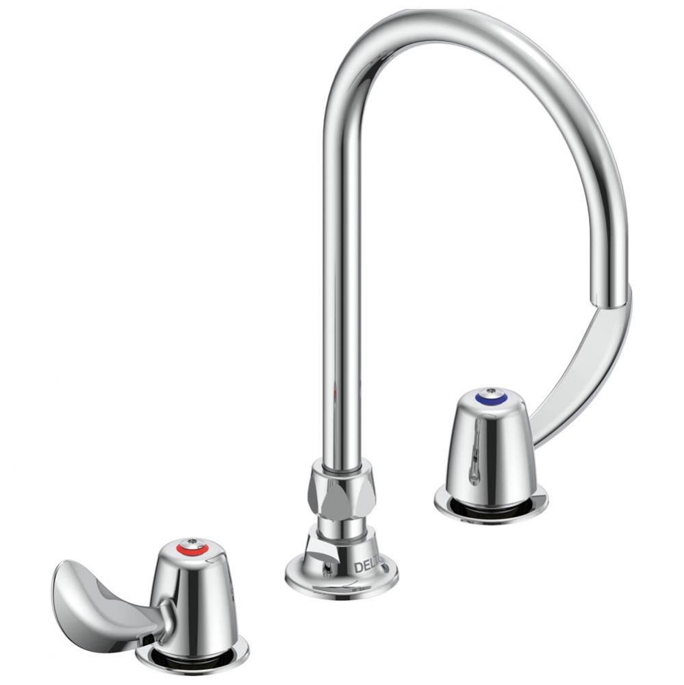 Commercial 27C1 / 27C2: Two Handle 8&apos;&apos; Below Deck Mount Faucet