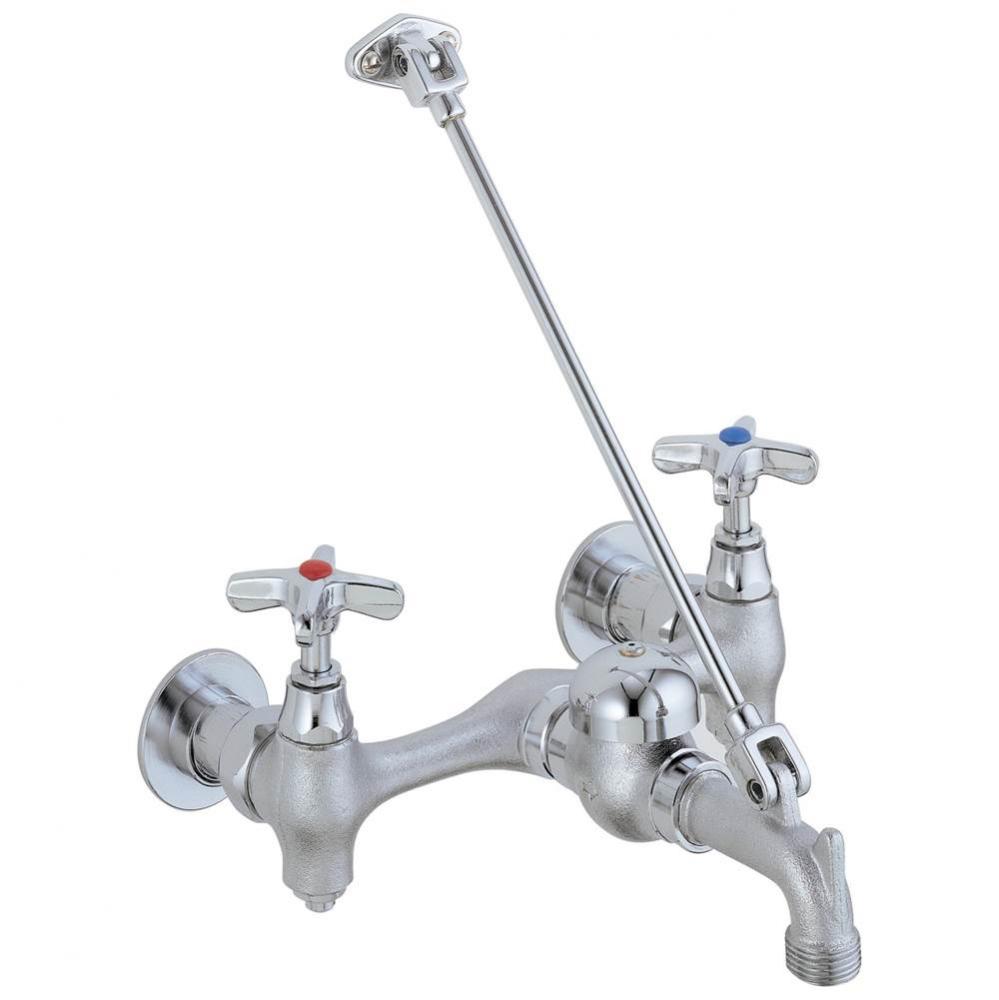 Commercial 28C / T9: Two Handle 8&apos;&apos; Wall Mount Service Sink Faucet