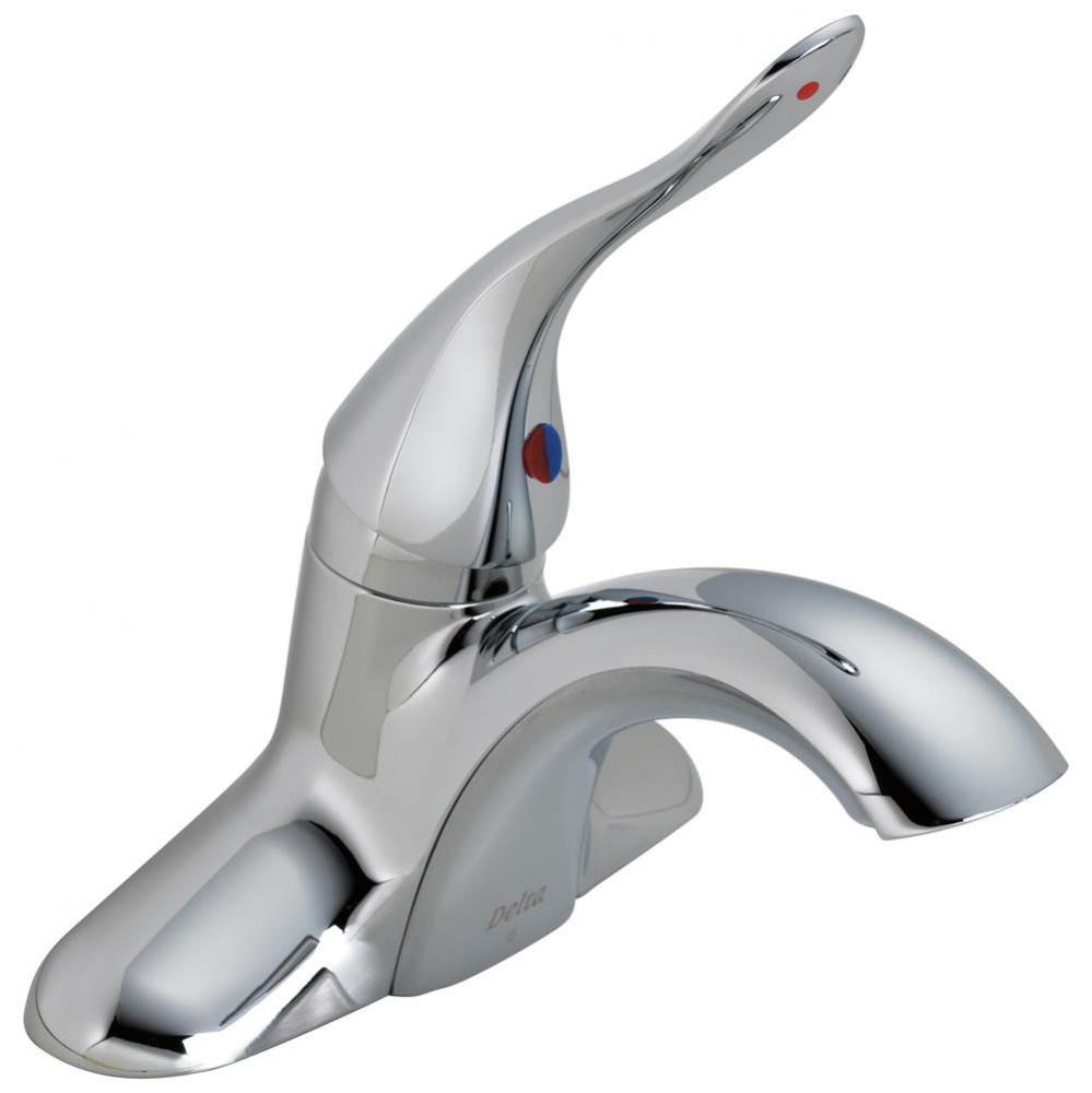 Commercial HDF&#xae;: Single Handle Centerset Lavatory Faucet Less Pop-Up